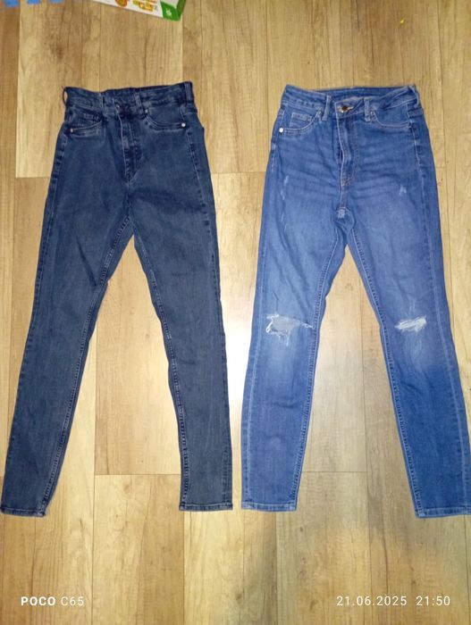Dwie pary jeansów rozmiar 34