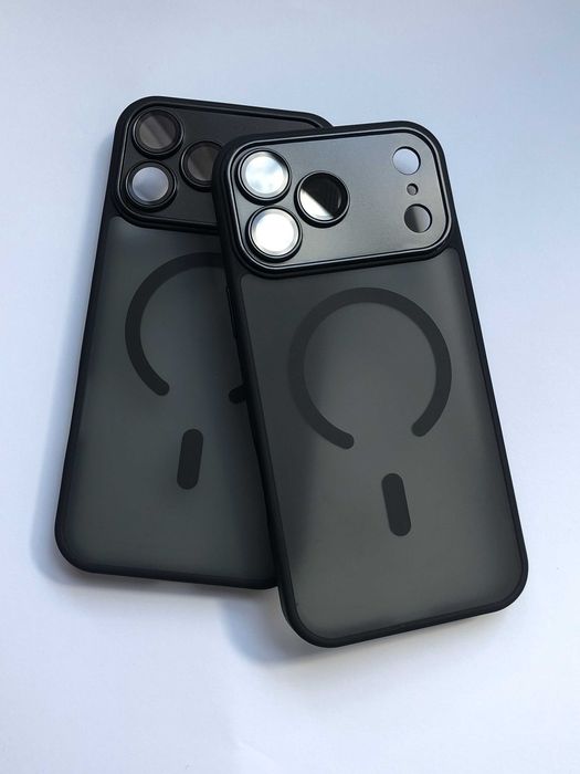 Чохол WMatte Magsafe для iPhone 17 Pro Max чехол айфон 17 промакс магсейф силікон кейс чорний