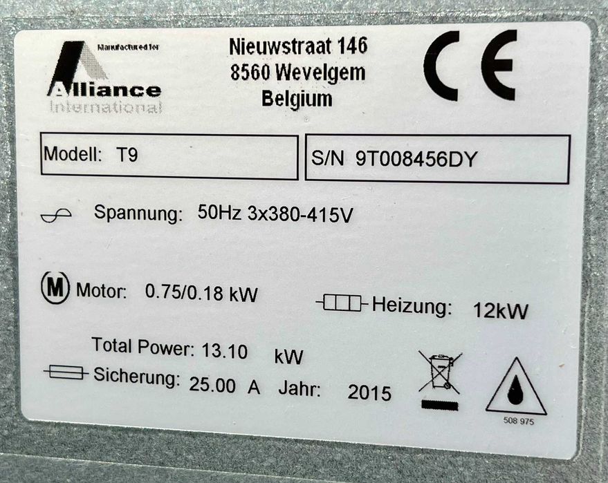 CAŁA POLSKA PRIMUS T9 SUSZARKA Ubrań Miele Przemysłowa Profesjonalna