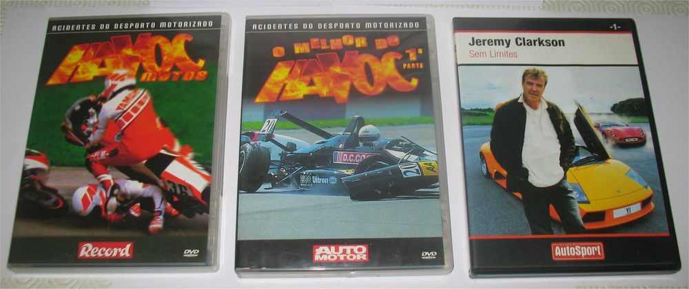 3 DVD sobre a temática motores.