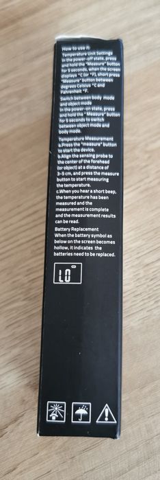 Bezdotykowy termometr elektroniczny Nowy