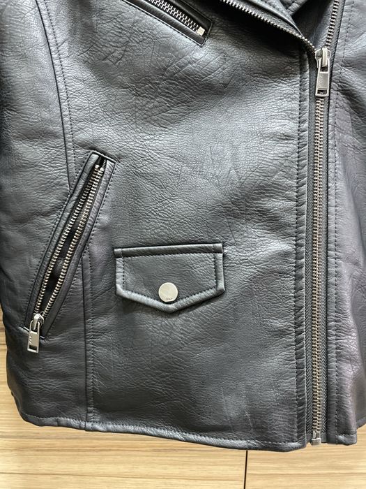 Куртка кожанка шкірянка в стиле Zara тренд новая Европа