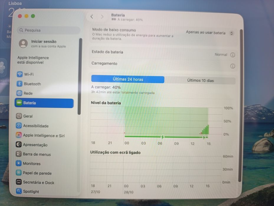 Troco Macbook air m2 15 polegadas