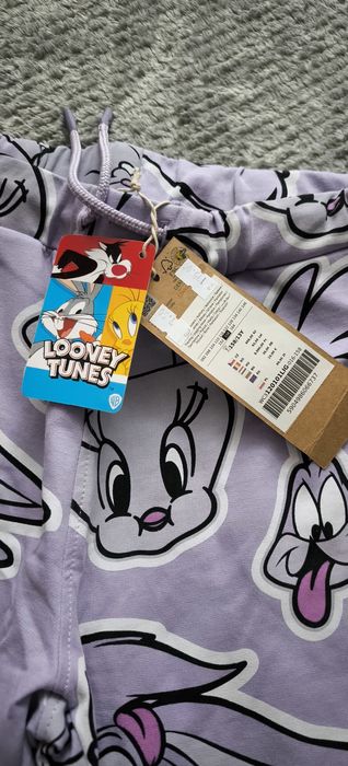 Nowe spodnie dresowe coccodrillo r. 158 looney tunes