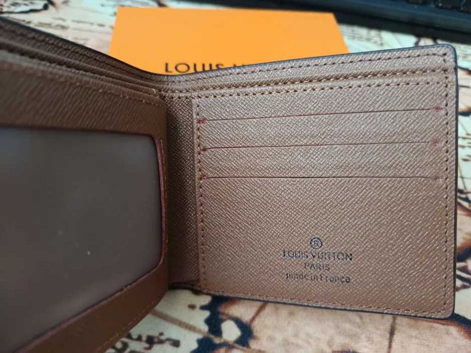 Louis Vuitton Portfel "Porte-Billets" w kolorze brązowym