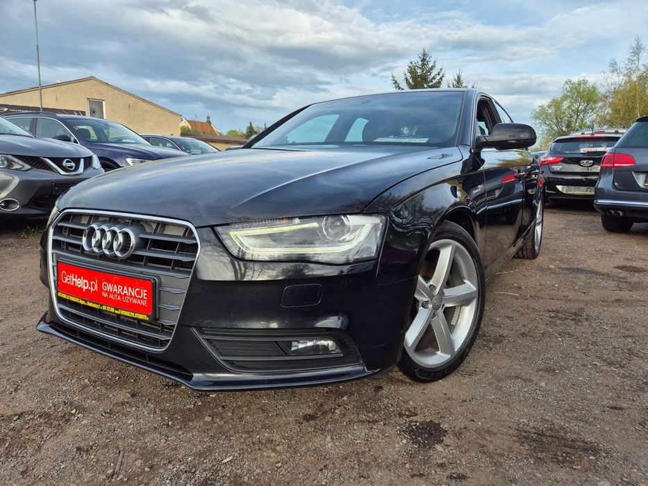 Audi A4 Limousine 2.0Tdi,177KM ,S-Line,Xenon,Lift,Z Niemiec,Serwisowana,Czarna