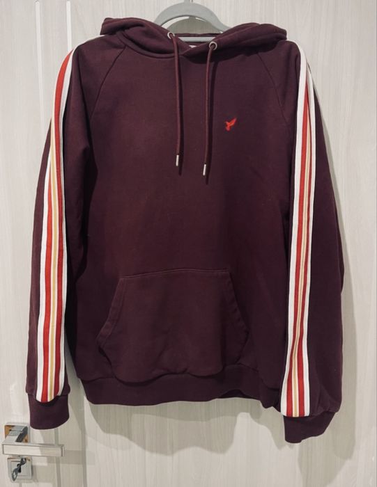 Bluza męska z kapturem i lampasami kangurek Pier One XL