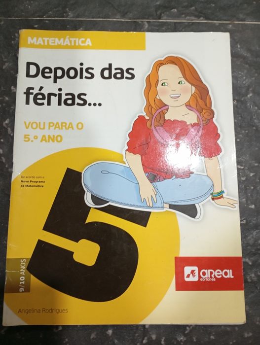 Livro escolar de matemática