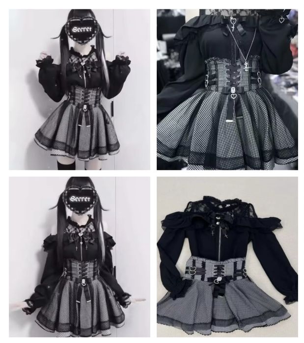Комплект готика Лоліта Jirai kei Dark Academy ціни в описі