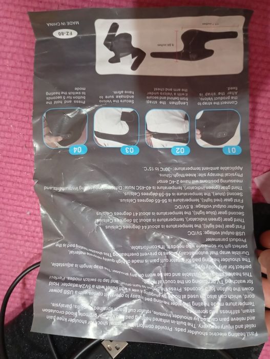 Aparelho de massagem com aquecimento