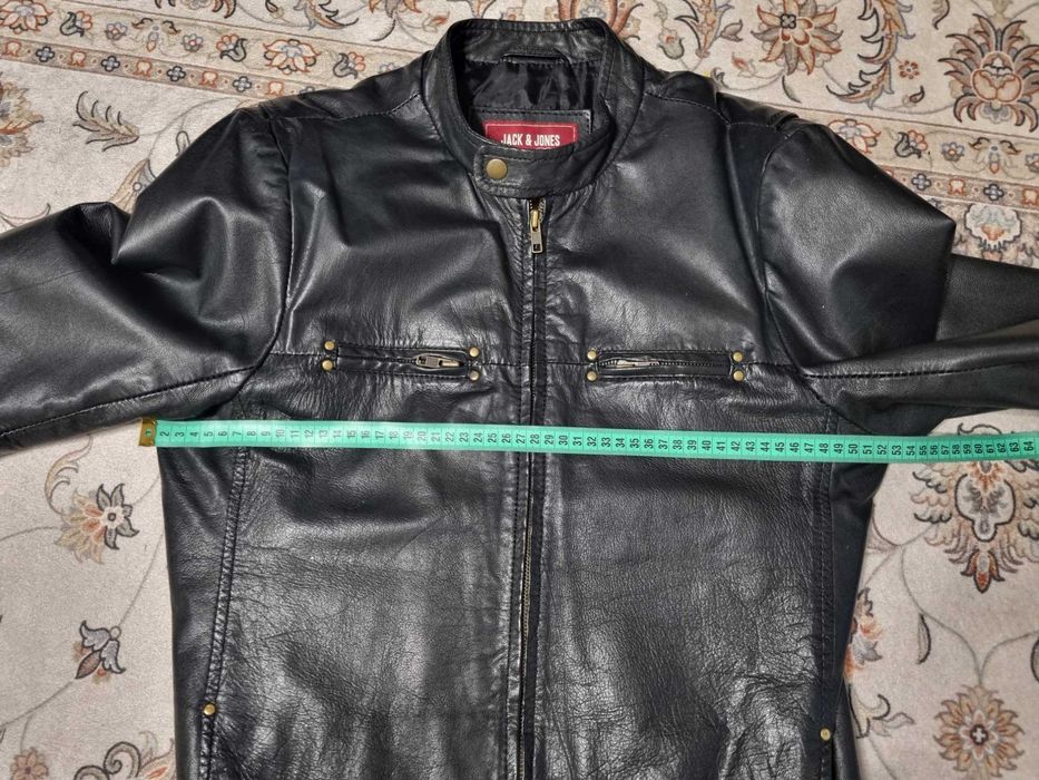 Куртка Jack&Jones натуральна шкіра Size S