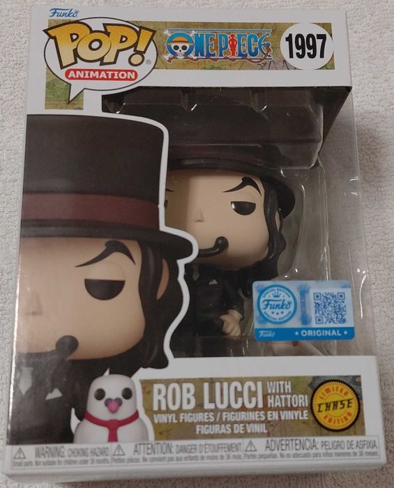 funko pop one piece 1997 rob lucci with hattori special edition chase