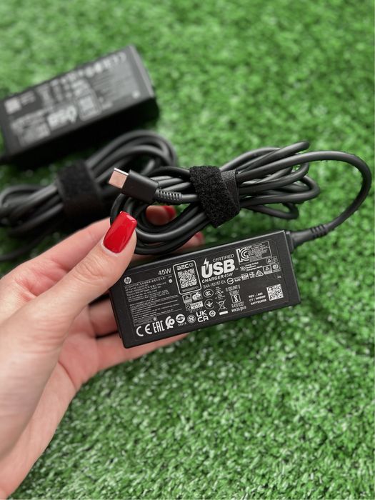 Оригінальний блок живлення HP Type-C 45W/15V/3A/50-60Hz