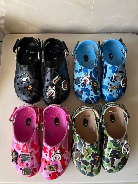 ‼️РОЗПРОДАЖ‼️ Крокси Crocs x Bape