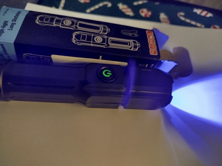Nowa lamka UV 395 ładowana USB