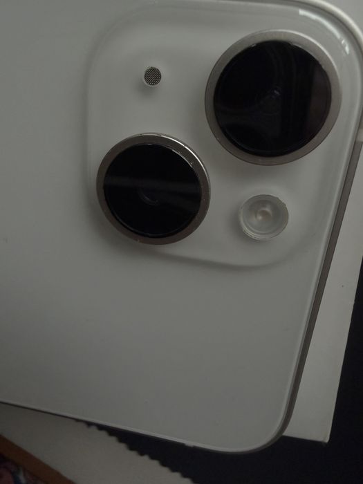 iPhone 14 128GB Starlight / коробка + кабель / фізична сім/ АКБ 75%