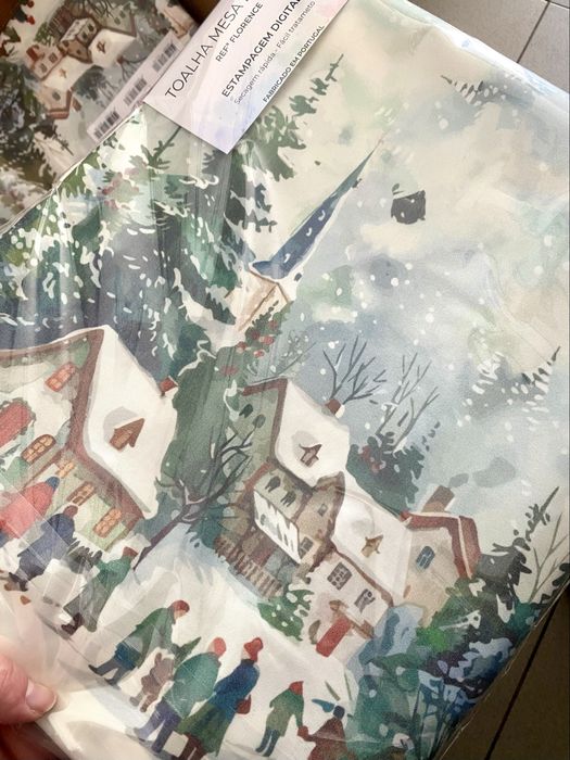 Toalha de inverno anti-nódoas (150x300)