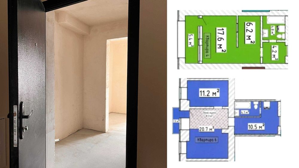 1-кімн. Черкаси |Річпорт | біля Дніпра - єОселя, єВідновлення