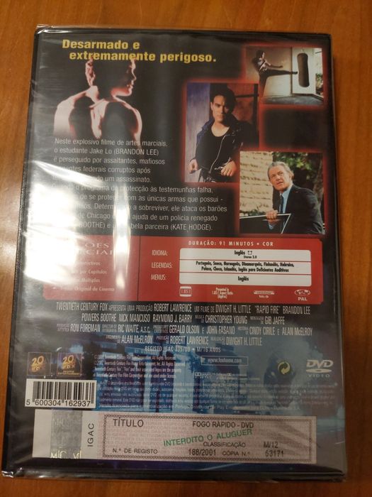 Dvd - Fogo Rápido novo selado