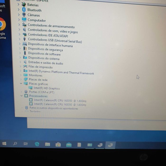 motherboard HP 15-ac128np processador N3050, testada sem anomalia