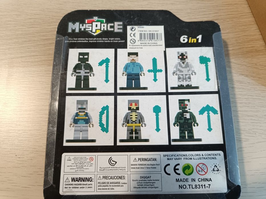 Figurki Minecraft