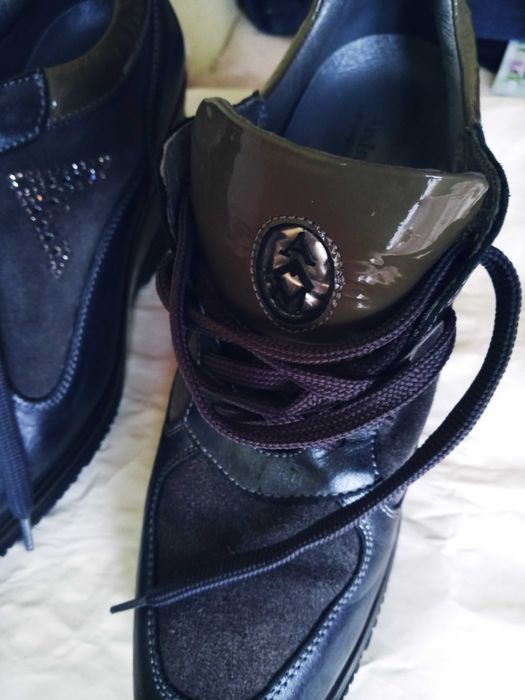 Sneakersy damskie , Andrea Morelli, skóra naturalna , 37