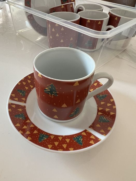 Conjunto chavenas natal