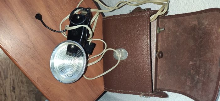 Aparat fotograficzny EXA 1a+ lampa zestaw