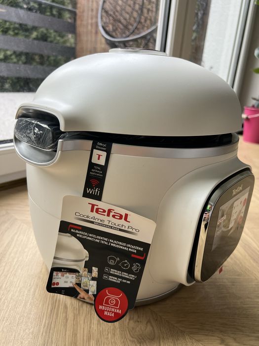 Multicooker TEFAL Cook4me Touch NOWY  Wi-fi  6 litrów 13 funkcji Biały