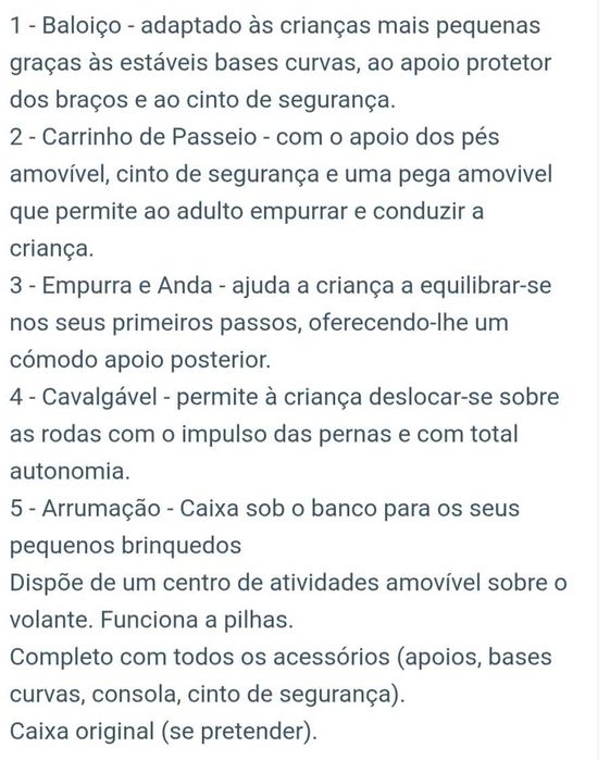 Andador 4 em 1, da Chicco