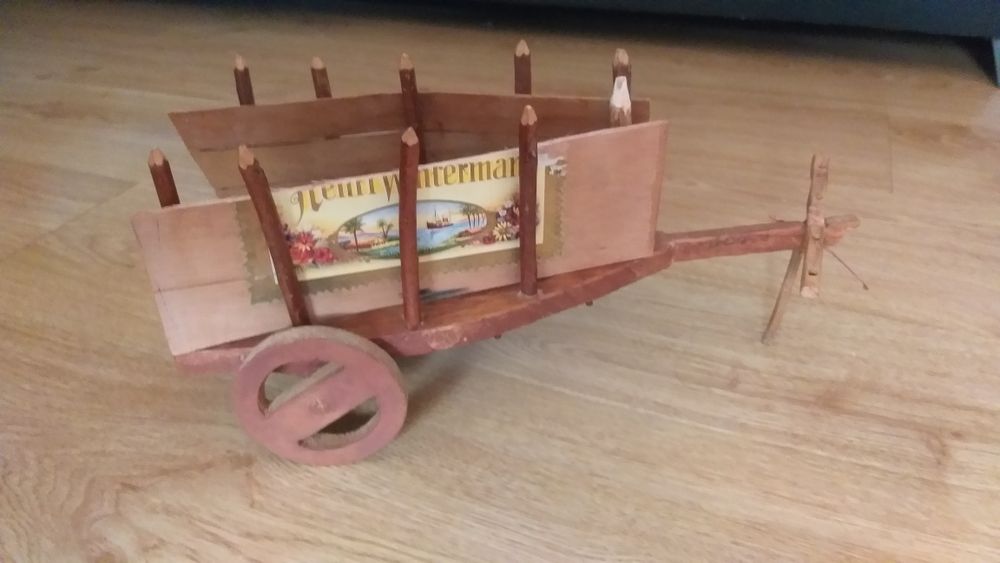 Carro transporte palha madeira