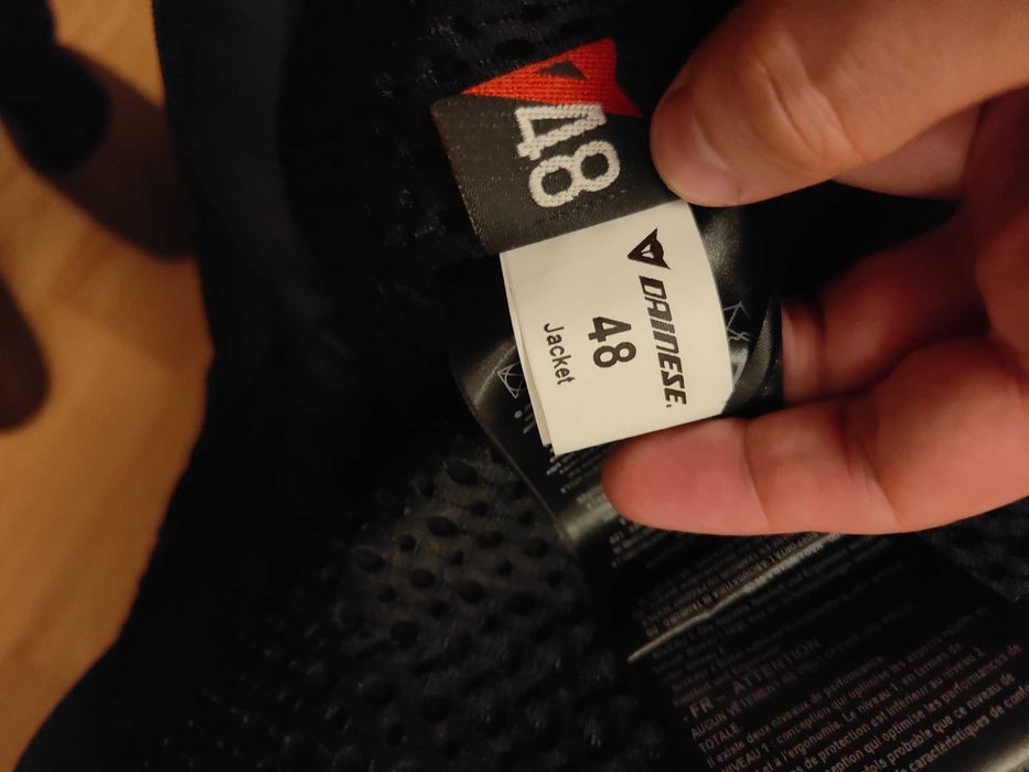 Dainese Black Hawk Leather Jacket