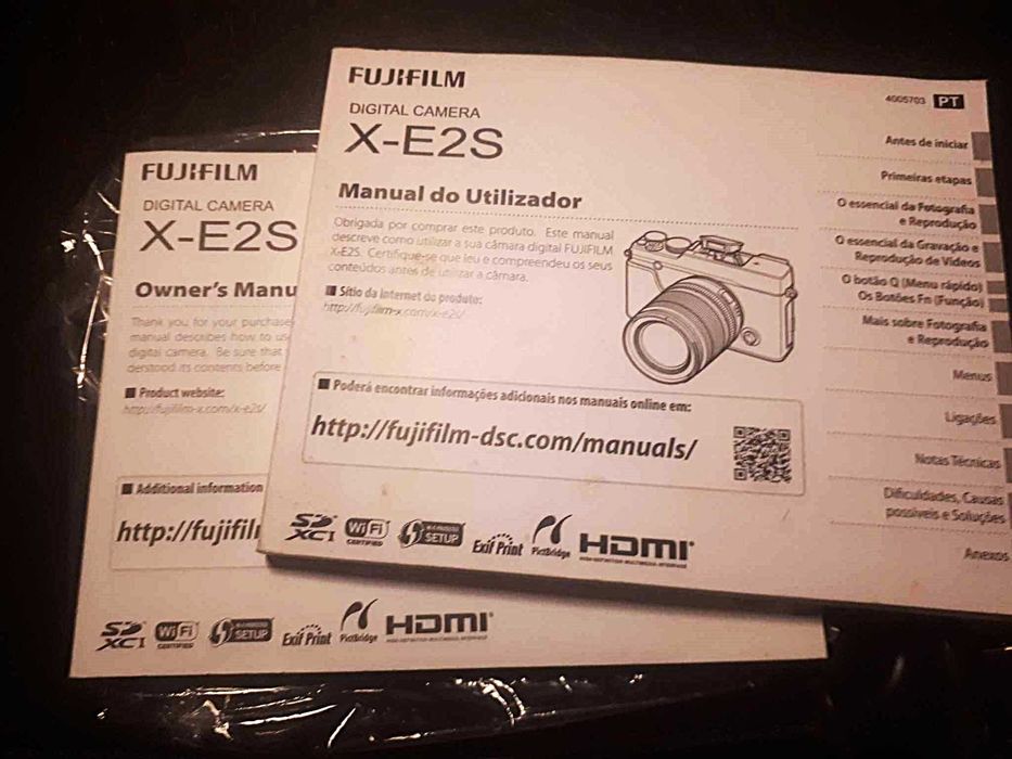 Fujifilm X-E2S + lente 18-55mm - Kit, como nova!