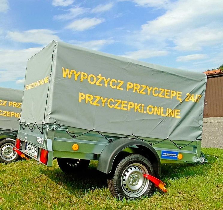Wypożyczalnia Przyczep w Gliwicach Bez kaucji od 45 zł