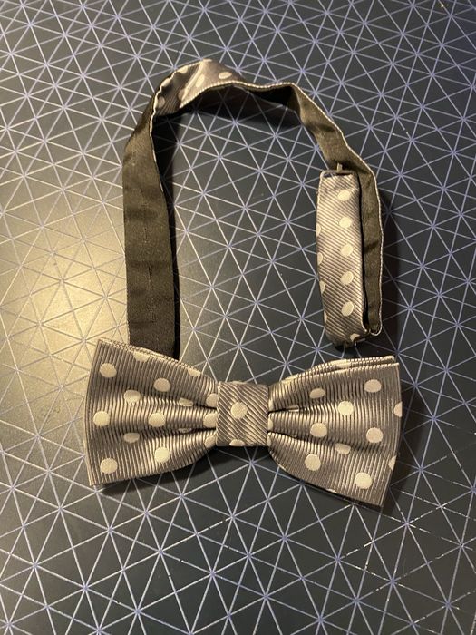 stevrna mucha w biale kropki