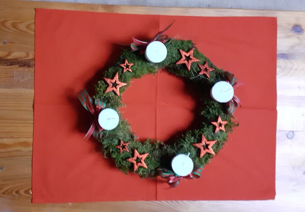 Czerwony bieżnik, serweta, obrusik, 45 x 60 cm, nowy