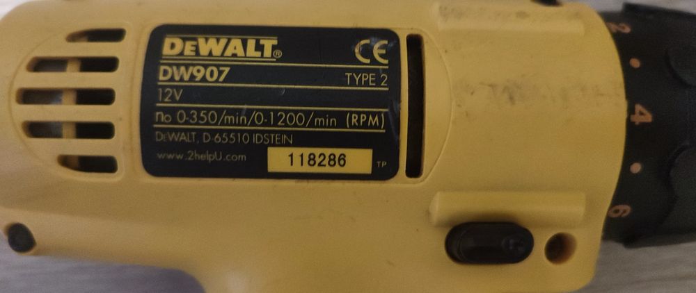 Wkrętarka DeWalt DW 907 12V