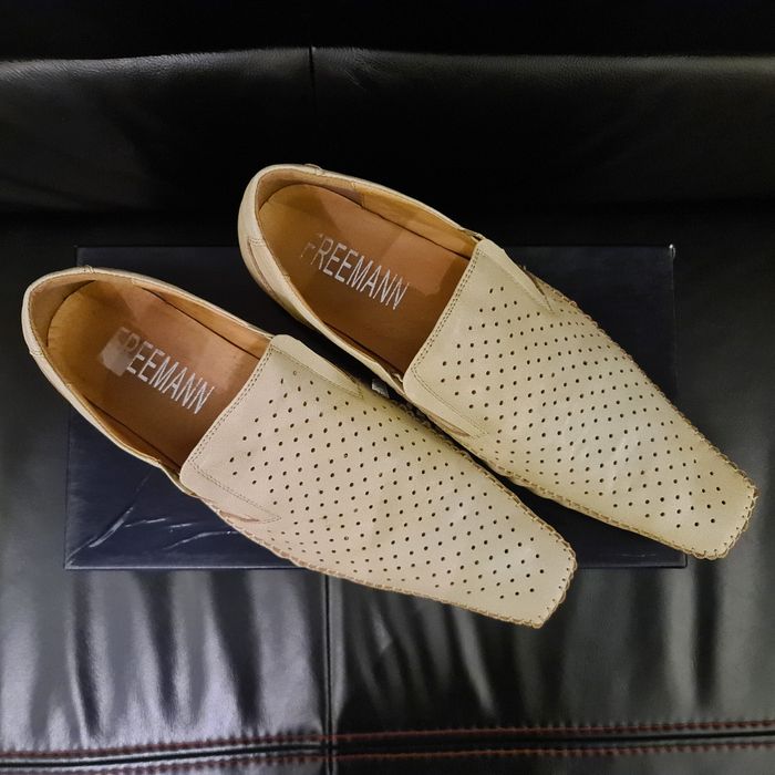 Buty skórzane włoskiej marki FREEMANN - NOWE