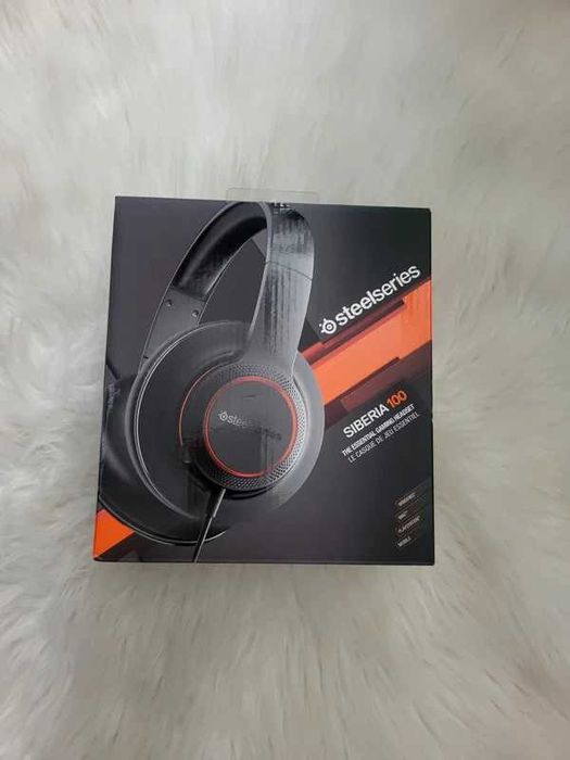 NOWE! Słuchawki SteelSeries Siberia 100 – gamingowe, czarne.