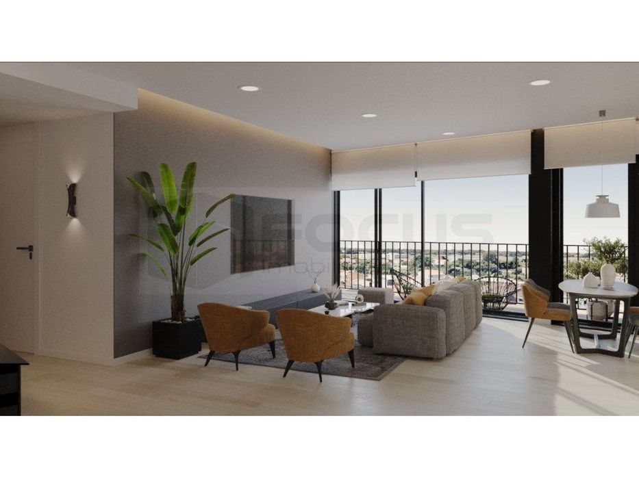 Novo apartamento T3 com varanda, junto á Universidade de Aveiro
