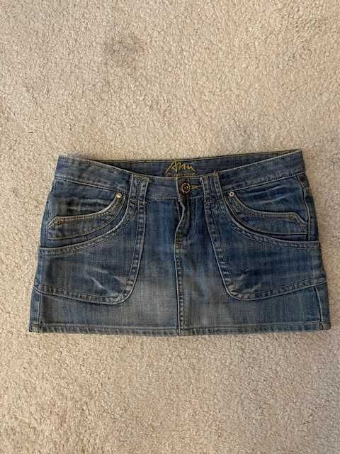 Spódnica jeansowa mini rozmiar 36