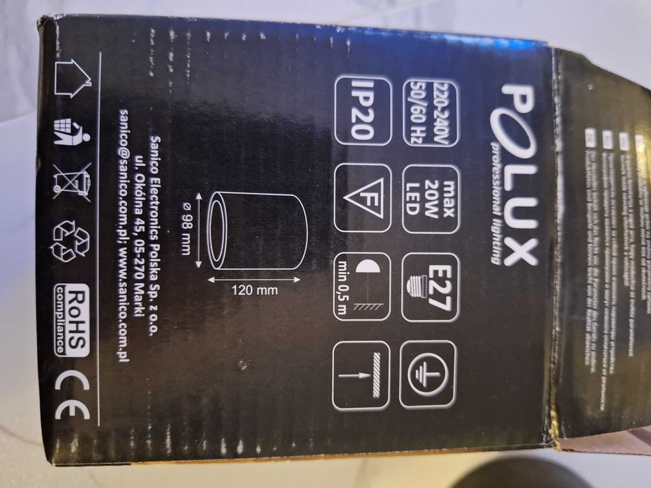 Oprawa sufitowa czarna  Merkury 10