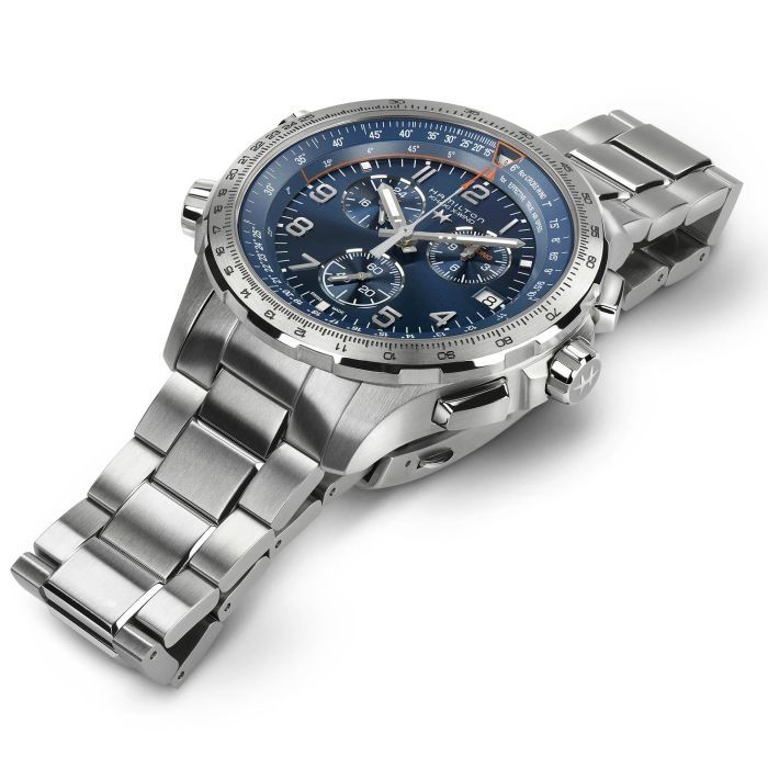 Годинник Hamilton Khaki Aviation X-Wind GMT Chrono Quartz Оригінал