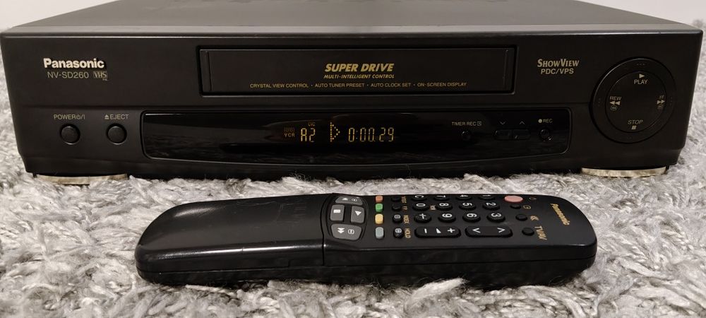 Magnetowid Wideo Video VHS PANASONIC NV-SD260 pilot