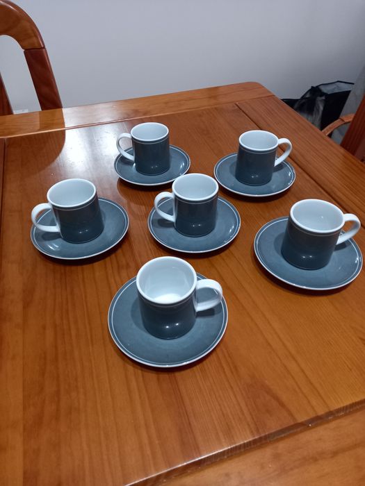 Conjunto de 6 chávenas de café(Faiart)