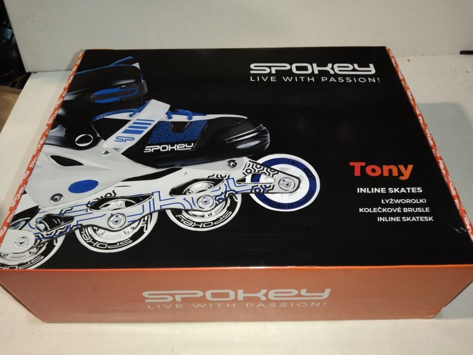 Rolki SPOKEY Junior 34-37 regulowany  Nowe