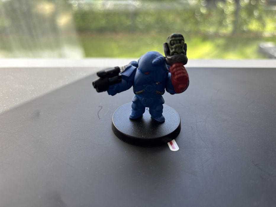 Warhammer40000 Chibi Crimson Fist Space Marine