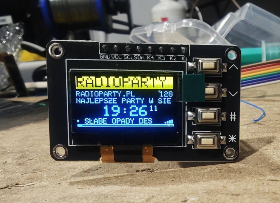 Radio internetowe Wifi Yoradio