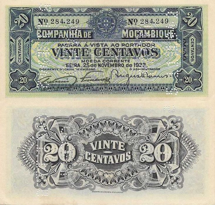 Moçambique - - - - - Notas