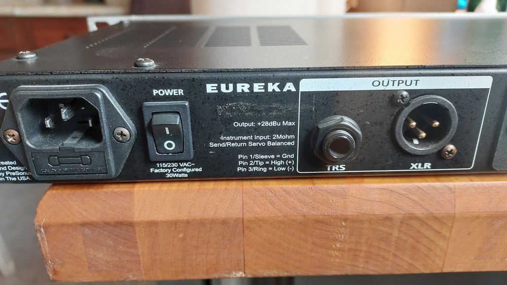 Presonus eureka pre amplificador de microfone